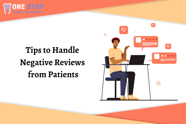 Tips to handle negative reviews from patients