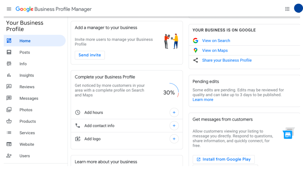 Google Business Profile Example